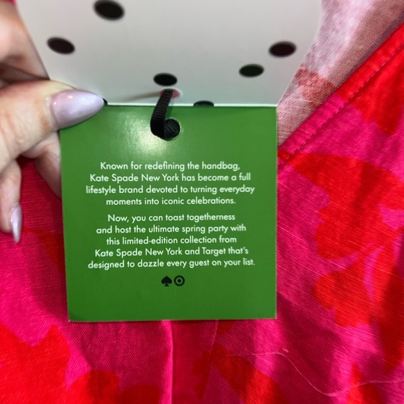 NWT Kate Spade x Target Floral Linen Blend Midi Dress – XL ❤️🌺 - Picture 7 of 8